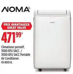 Canadian Tire Noma 7000-BTU SACC Portable Air Conditioner offer