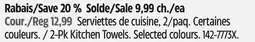Canadian Tire 2-Pk Kitchen Towels offer