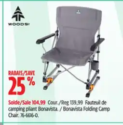 Canadian Tire WOODS Bonavista Folding Camp Chair offer