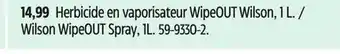 Canadian Tire Wilson WipeOUT Spray, 1L offer