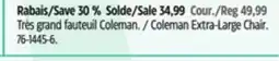 Canadian Tire Coleman Extra-Large Chair offer