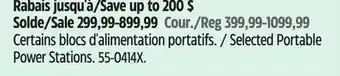 Canadian Tire NOMA Selected Portable Power Stations offer