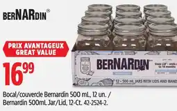 Canadian Tire Bernardin 500mL Jar/Lid, 12-Ct offer