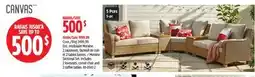 Canadian Tire CANVAS Moraine Sectional Set offer