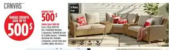 Canadian Tire CANVAS Moraine Sectional Set offer