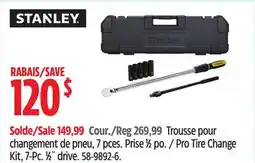 Canadian Tire STANLEY Pro Tire Change Kit, 7-Pc offer