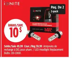 Canadian Tire Ignite LED Headlight Replacement Bulbs offer