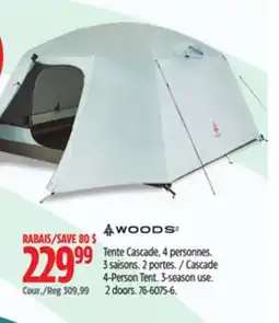 Canadian Tire Cascade 4-Person Tent offer
