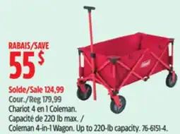 Canadian Tire Coleman 4-in-1 Wagon offer