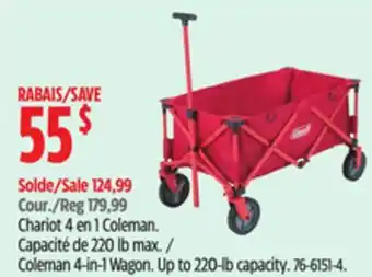 Canadian Tire Coleman 4-in-1 Wagon offer