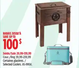 Canadian Tire Selected Coolers offer