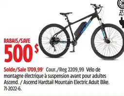 Canadian Tire Raleigh Ascend Hardtail Mountain Electric Adult Bike offer