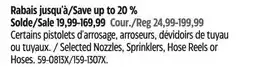 Canadian Tire Yardworks Selected Nozzles, Sprinklers, Hose Reels or Hoses offer