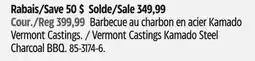 Canadian Tire Vermont Castings Kamado Steel Charcoal BBQ offer