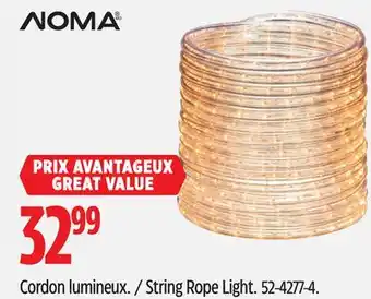 Canadian Tire Noma String Rope Light offer