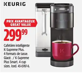 Canadian Tire Keurig K-Supreme Plus Smart offer