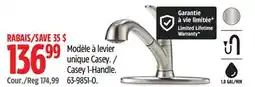 Canadian Tire Delta Casey 1-Handle offer