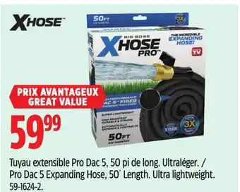 Canadian Tire Xhose Pro Dac 5 Expanding Hose offer