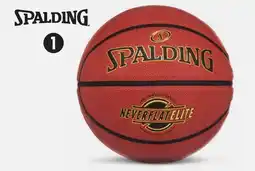 Canadian Tire Spalding Neverflat Premium Cover Basketball offer