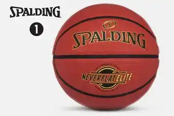 Canadian Tire Spalding Neverflat Premium Cover Basketball offer