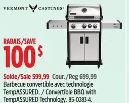 Canadian Tire Convertible BBQ with TempASSURED Technology offer