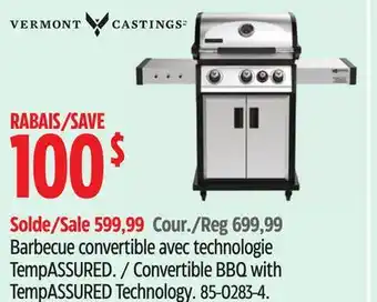Canadian Tire Convertible BBQ with TempASSURED Technology offer
