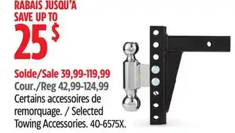 Canadian Tire MotoMaster Selected Towing Accessories offer