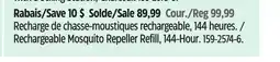Canadian Tire THERMACELL Rechargeable Mosquito Repeller Refill, 144-Hour offer