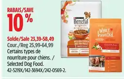 Canadian Tire Selected Dog Food offer