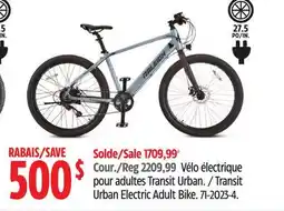 Canadian Tire Raleigh Transit Urban Electric Adult Bike offer