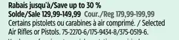 Canadian Tire Selected Air Rifles or Pistols offer