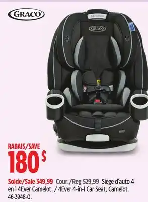 Canadian Tire GRACO 4Ever 4-in-1 Car Seat Camelot offer