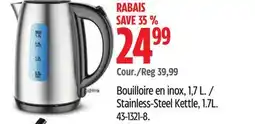 Canadian Tire Master Chef Stainless-Steel Kettle offer