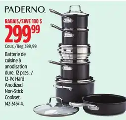 Canadian Tire Paderno 12-Pc Hard Anodized Non-Stick Cookset offer