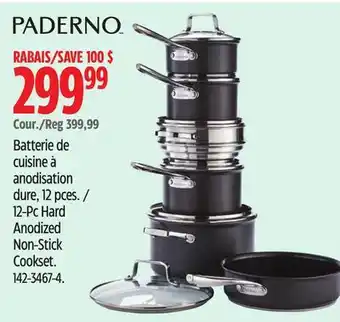 Canadian Tire Paderno 12-Pc Hard Anodized Non-Stick Cookset offer