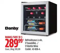 Canadian Tire Danby 17-Bottle Wine Cooler offer