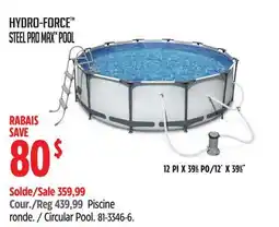 Canadian Tire Hydro-force Circular Pool offer