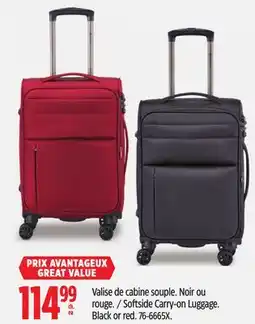 Canadian Tire Softside Carry-on Luggage offer