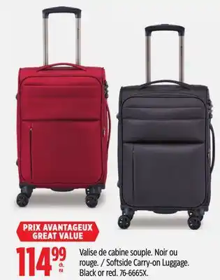Canadian Tire Softside Carry-on Luggage offer