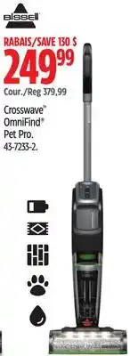 Canadian Tire Bissell Crosswave OmniFind Pet Pro offer