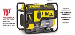 Canadian Tire CHAMPION Portable Generator offer