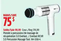 Canadian Tire Everlast RCVR 3.0 Percussion Massage Tool offer