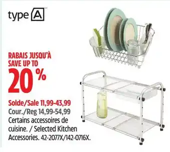 Canadian Tire Type A Selected Kitchen Accessories offer