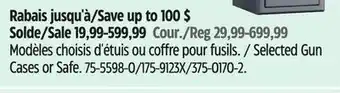 Canadian Tire Selected Gun Cases or Safe offer