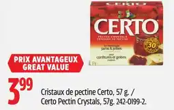 Canadian Tire Certo Pectin Crystals offer