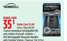 Canadian Tire Thermacell E65 Rechargeable Mosquito Repeller with Docking Station, Charcoal offer
