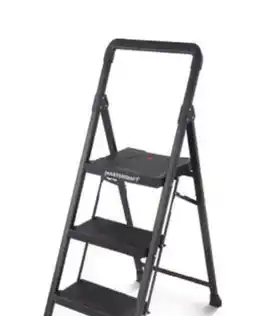 Canadian Tire Mastercraft 3-Step Metal/Plastic Folding Step Stool, 250-lb, 3.9 ft offer