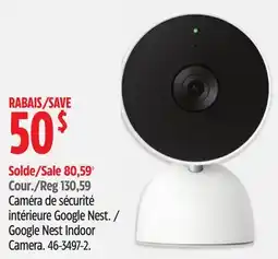 Canadian Tire Google Nest Indoor Camera offer