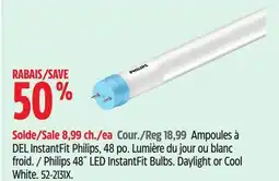 Canadian Tire Philips 48˝ LED InstantFit Bulbs offer