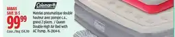 Canadian Tire Coleman Queen Double-High Air Bed with AC Pump offer